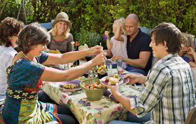 Dinner outside