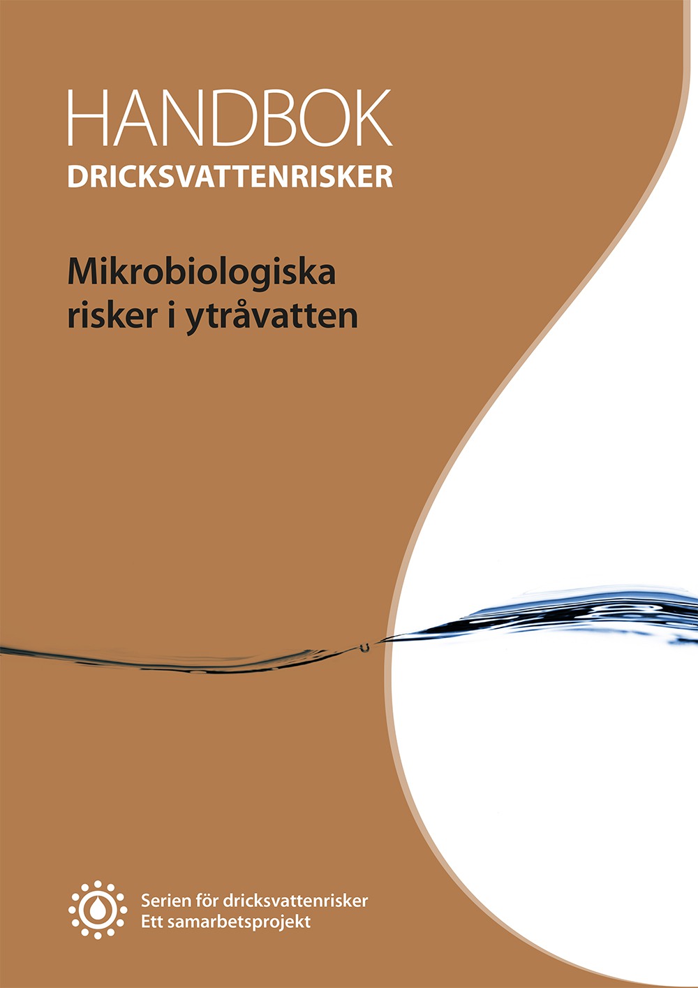 Framsidan av handboken Mikrobiologiska risker i ytråvatten