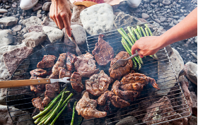 Grill med kött