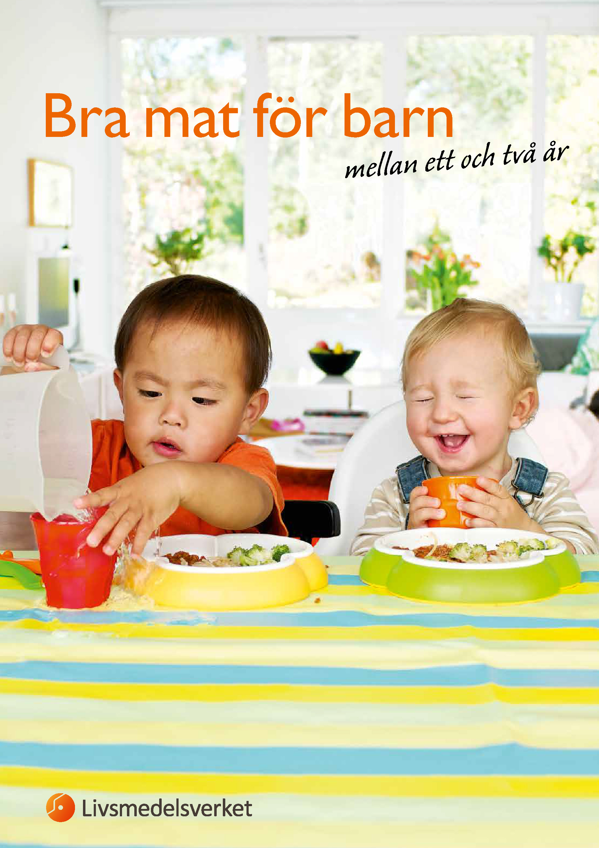 Bild på broschyren bra mat för barnmellan ett och två år