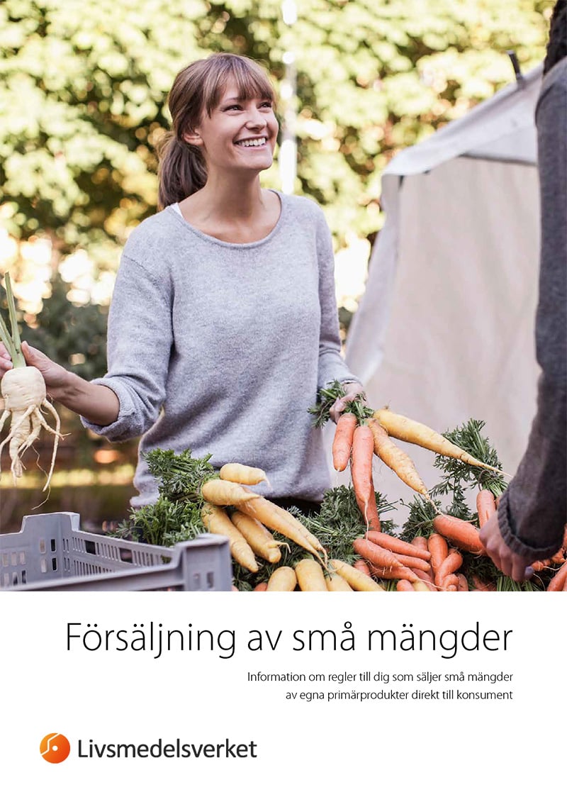 Framsida av Försäljning små mängder