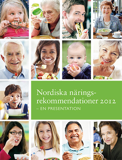 Bild på broschyren Nordiska näringsrekommendationerna